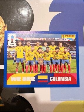Panini FIFA World Cup 2026 Sticker We Are Colombia Colombia COL 13 Blue Parallel